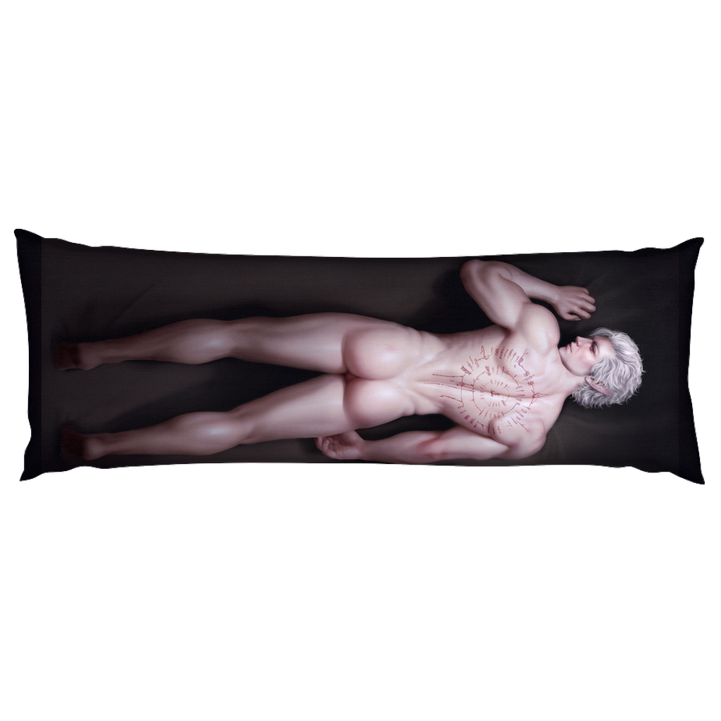Shell Bg3 Astarion 2 Body Pillow (Bare Back) - Image 2